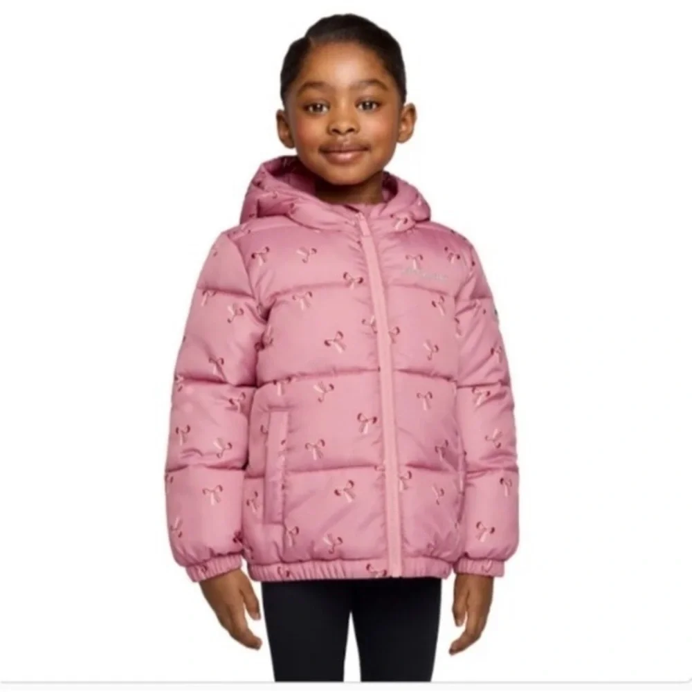 Pink Kids Puffer Jacket